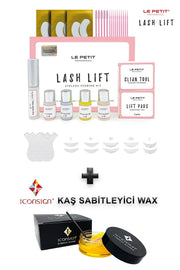 LE PETIT® Lash Lift, Kirpik Lifting, Kirpik Perma Seti ve Kaş Sabitleyici Wax - Ürün görseli 1