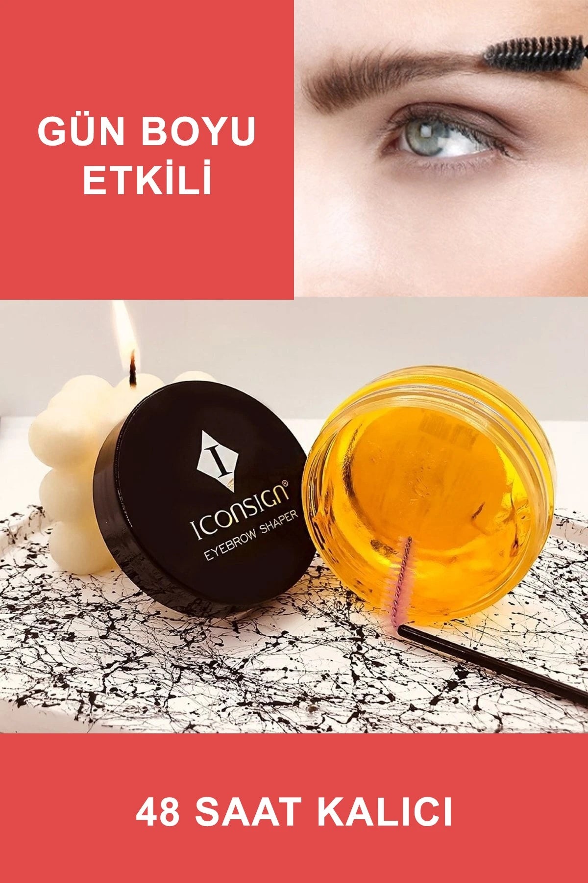 İCONSIGN® EYEBROW SHAPER-Kaş Sabitleyici &amp; Şekillendirici Wax - Ürün görseli 7