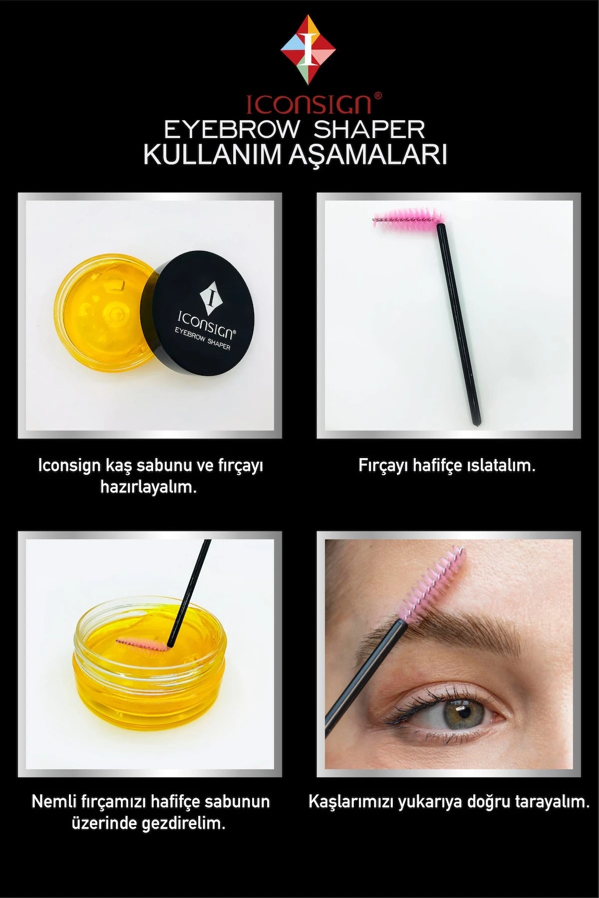 İCONSIGN® EYEBROW SHAPER-Kaş Sabitleyici &amp; Şekillendirici Wax - Ürün görseli 8