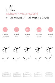 Venzen® 2 in 1 Lash Lift, Kirpik Lifting ve Kaş Laminasyon seti (Std Set) - Ürün görseli 7
