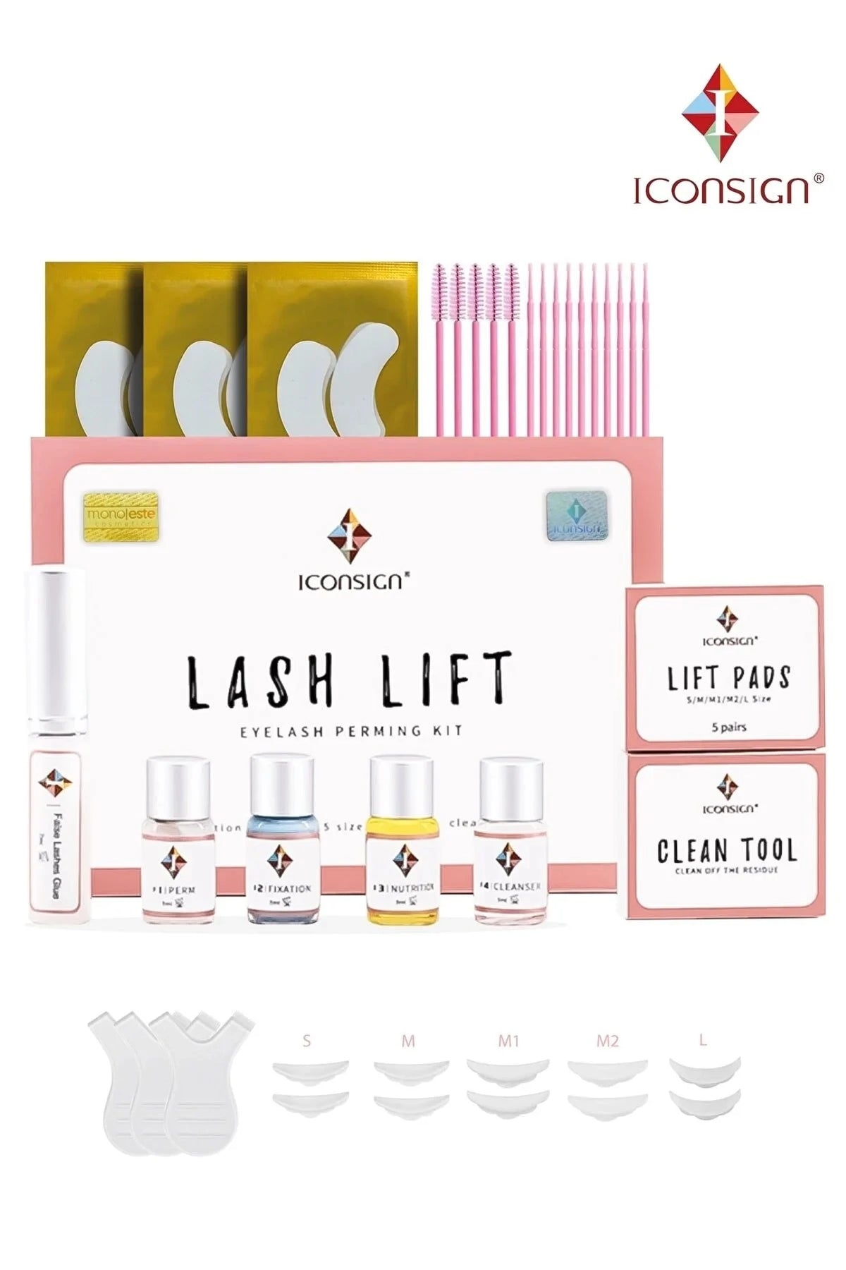 ICONSIGN® Lash Lift, Kirpik Lifting, Kirpik Perma Seti (Full Set) - Ürün görseli 1