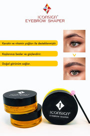 İCONSIGN® EYEBROW SHAPER-Kaş Sabitleyici &amp; Şekillendirici Wax - Ürün görseli 3