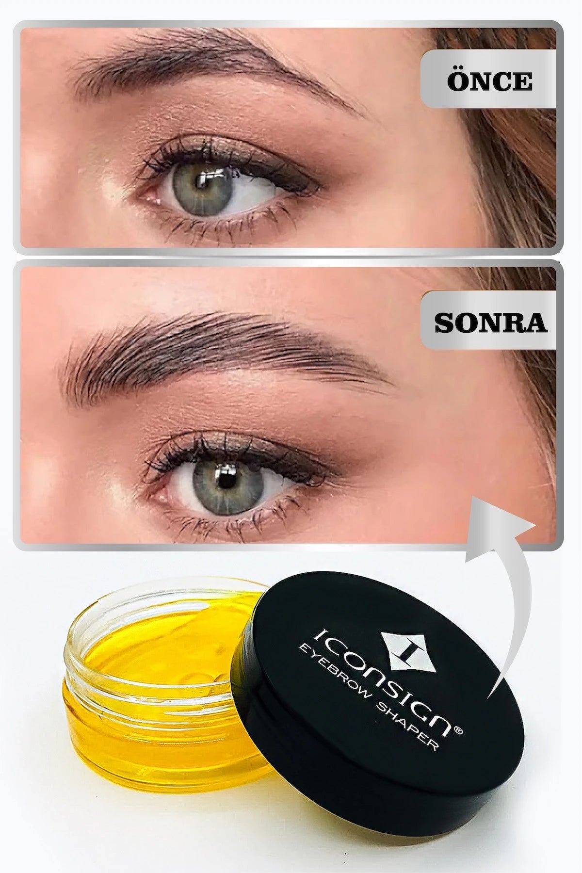 İCONSIGN® EYEBROW SHAPER-Kaş Sabitleyici &amp; Şekillendirici Wax - Ürün görseli 4