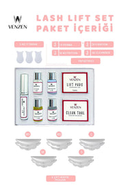 Venzen® 2 in 1 Lash Lift, Kirpik Lifting ve Kaş Laminasyon seti (Std Set) - Ürün görseli 2