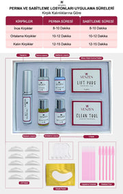 Venzen® 2 in 1 Lash Lift, Kirpik Lifting ve Kaş Laminasyon seti (Full Set) - Ürün görseli 4