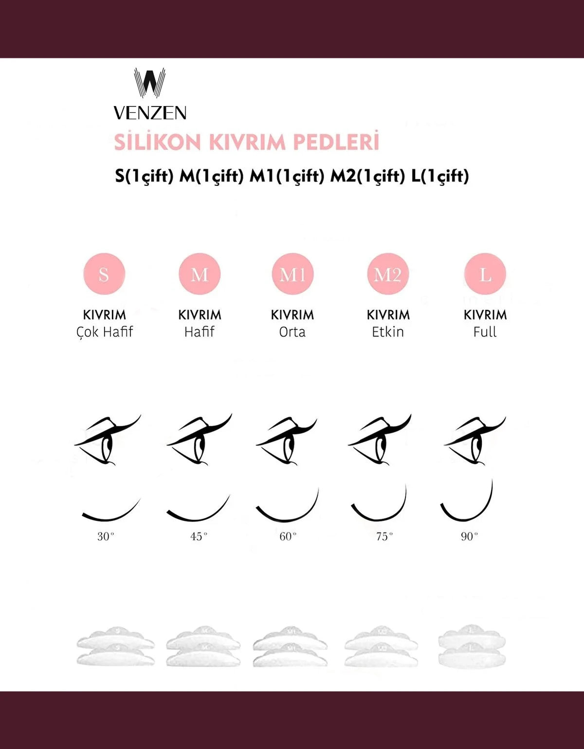 Venzen® 2 in 1 Lash Lift, Kirpik Lifting ve Kaş Laminasyon seti (Full Set) - Ürün görseli 6