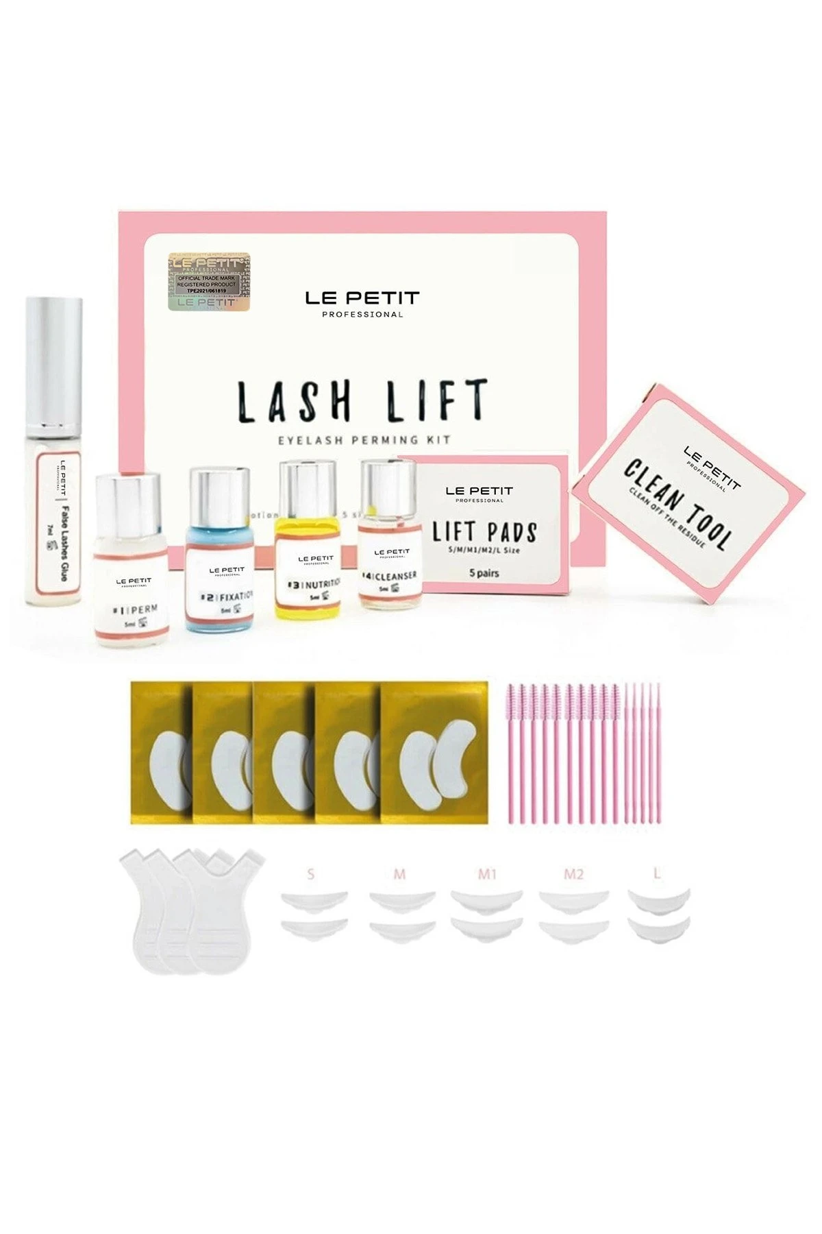 LE PETIT® Lash Lift, Kirpik Lifting, Kirpik Perma Seti (Tam)