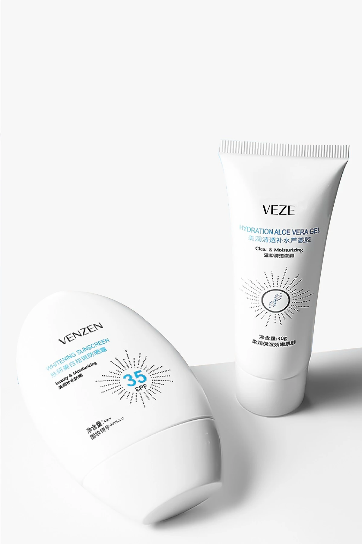 Venzen® Veze SPF+35 Güneş Kremi ve Sonrası Nemlendirici Seti