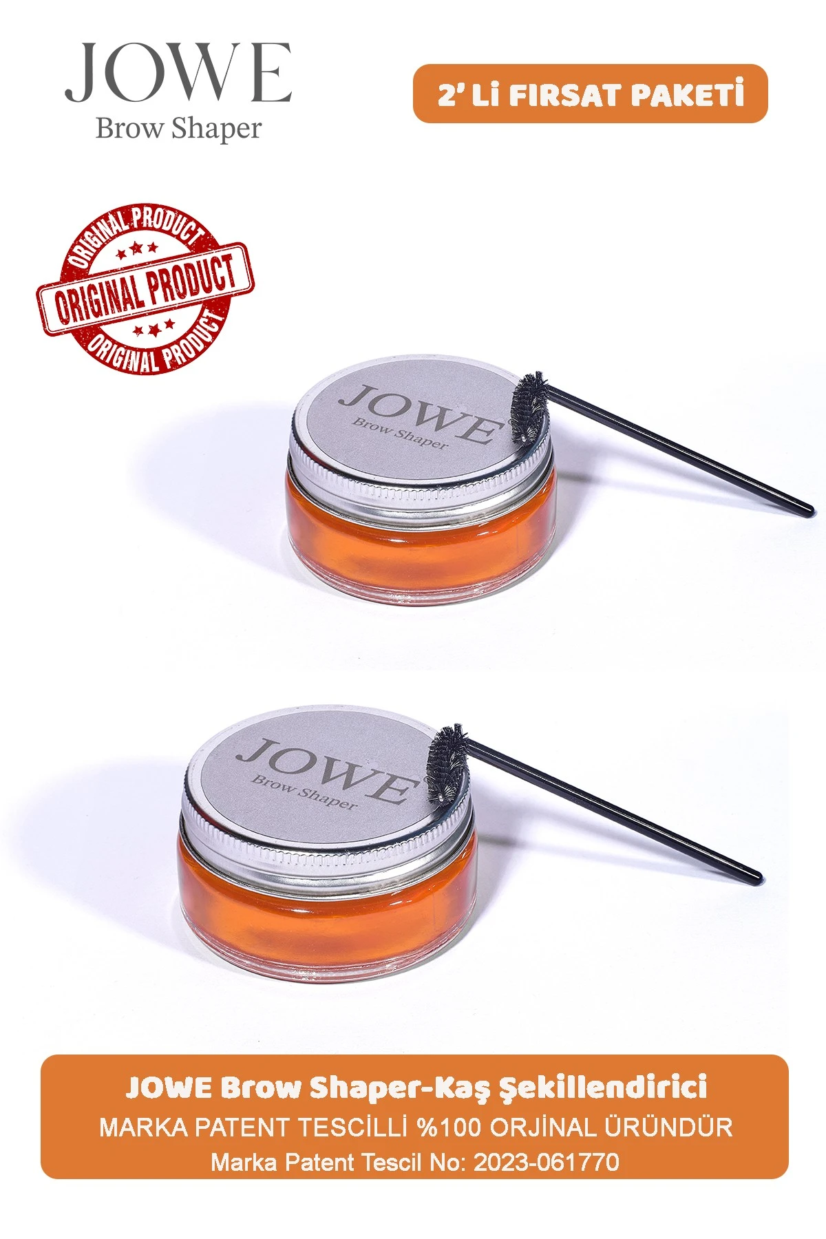 Jowe Kaş Şekillendirici, Kaş Wax (2' Li Fırsat Paketi)
