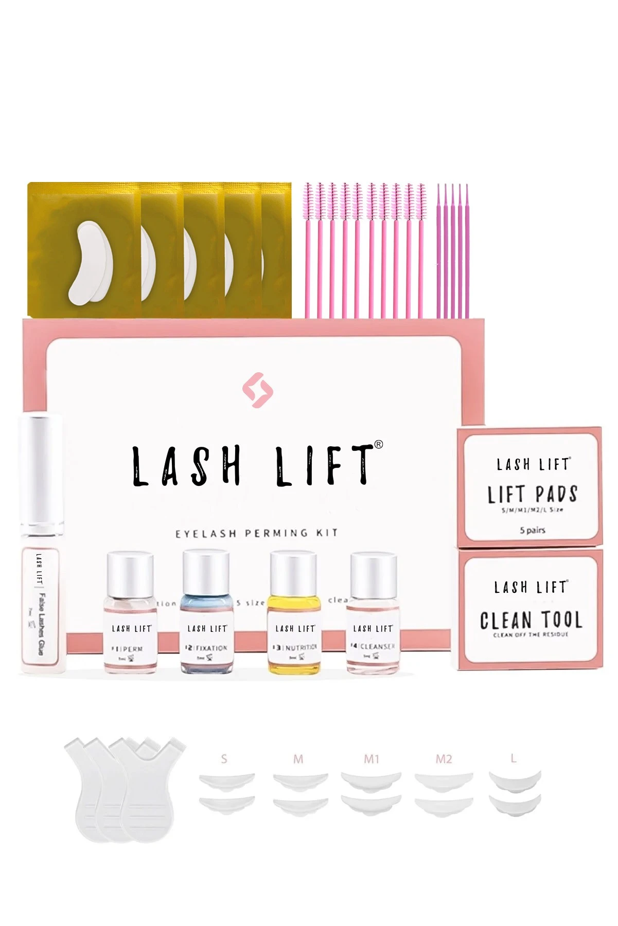 Lash Lift® Kirpik Lifting Seti, Lash Lift, Kaş & Kirpik Perma Seti (Tam Set)